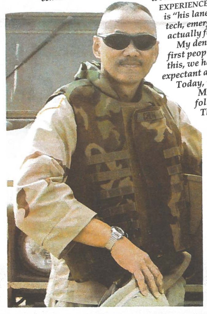 Doc (Col.) Mark C. Chun's journal forward deployed