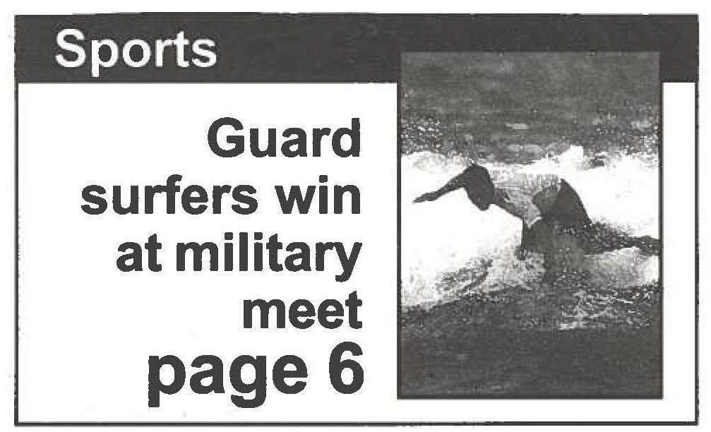 Guard surfers win at military meet page 6