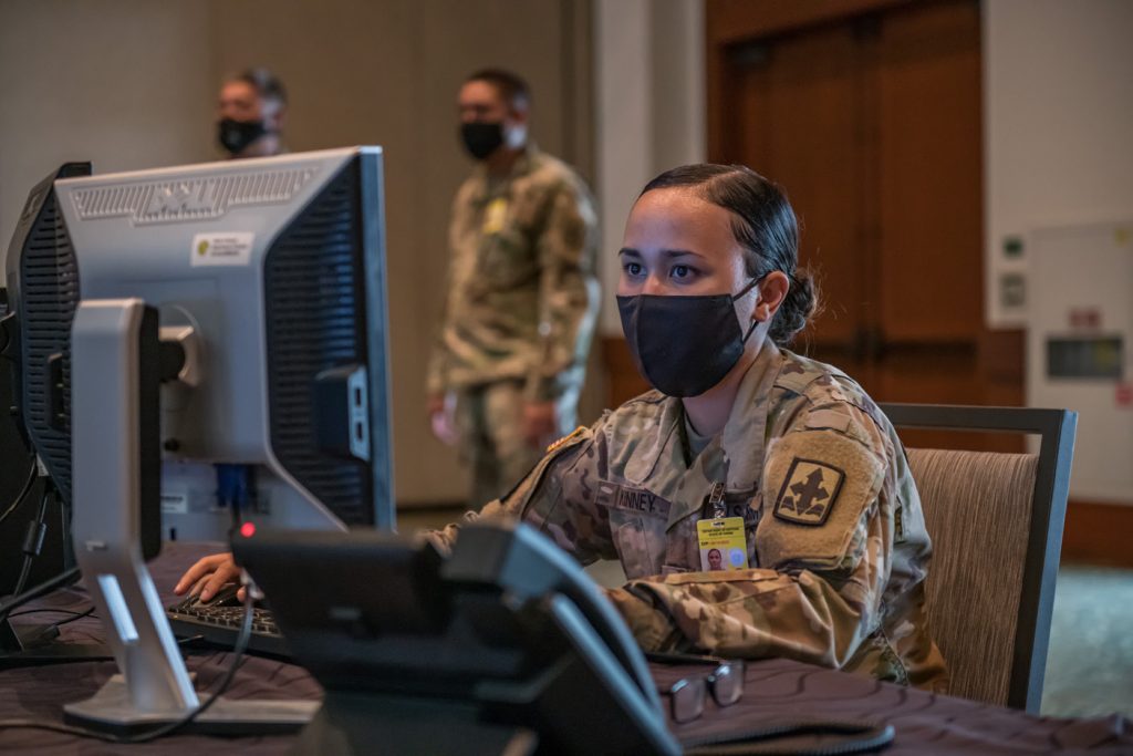 Hawaii National Guard Assists the Department of Health with COVID-19 Mapping