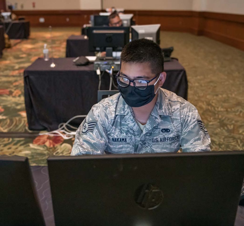 Hawaii National Guard Assists the Department of Health with COVID-19 Mapping