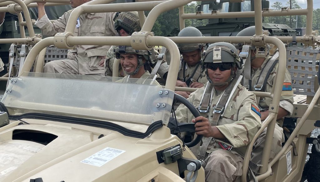Lava Brigade Soldiers assist Geronimo with pre-deployment training