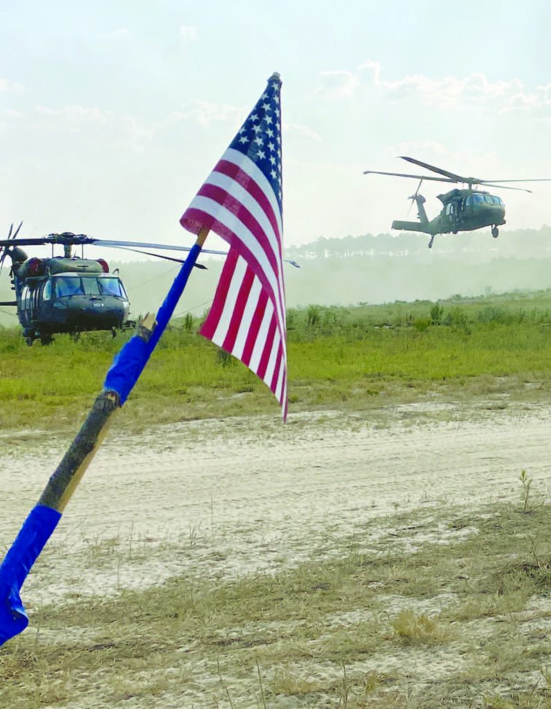 Detachment 1, G 3-126th, Aviation Regiment personnel backfilled sister unit flight crews and mechanic vacancies during their combat readiness center rotation to Joint Readiness Training Center, Fort Johnson, La. – Hawai‘i National Guard photo