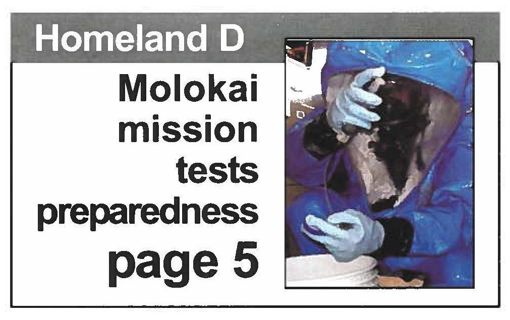 Molokai Mission tests preparedness page 5