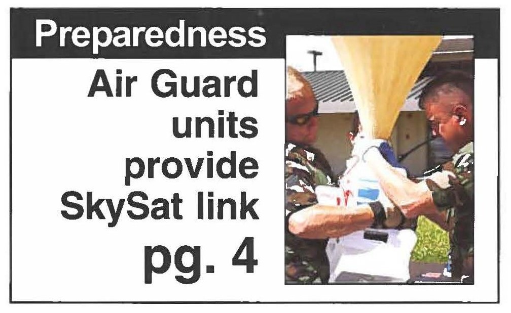 Air Guard units provide SkySat link pg. 4