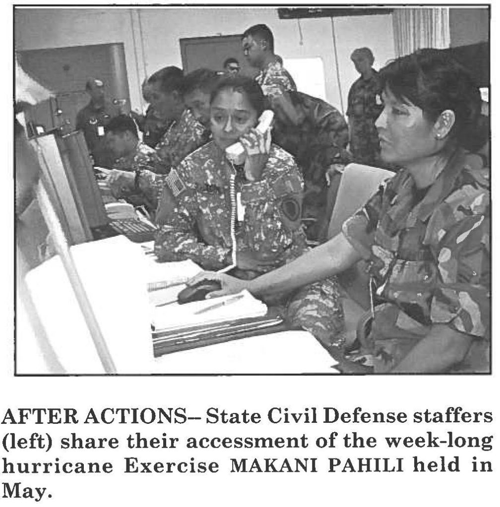 JOINT OPS -- Battery 407 serve as operations offices for the Joint Guard staff.