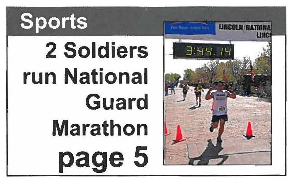 2 Soldiers run National Guard Marathon page 5