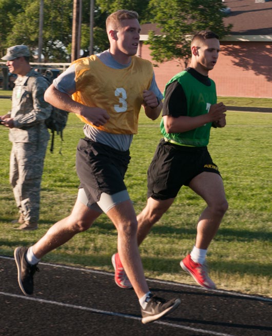 National Guard Soldiers compete in the National Best Warrior Competition June 23, 2015. The competitors participate in
Army Physical Fitness Test as part of the competition