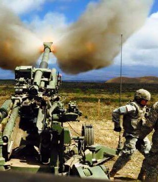 1 / 487th Field Artillery Live fire training