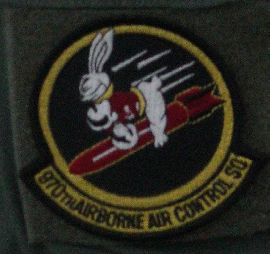 970th Airborne Air Control Squadron’ Patch. The patch was designed by the Disney company for the Army Cir Corp during World War 2