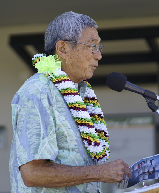 Hawaii County Mayor Harry Kim shares his memory’s of Lt. Col. Henry Hara.