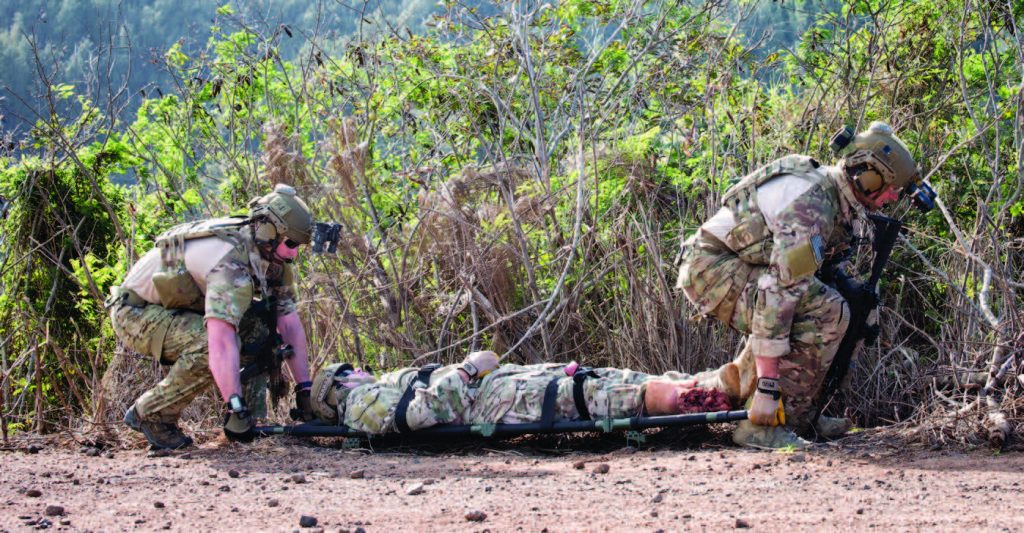 Joint Para-rescue Training at Kahuku