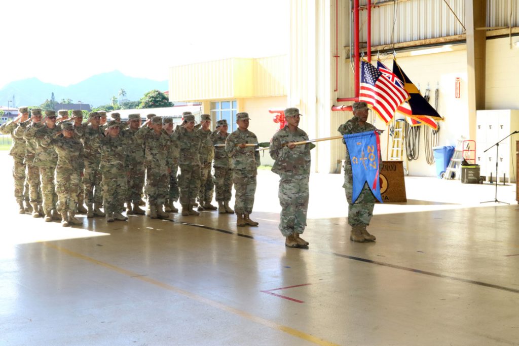 In front fellow Soldiers, Company Charlie, 1-207th Aviation Battalion held a re-designation ceremony at Wheel Army Air Base on November 2, 2019. Going forward the unit will now be known as Company Charlie, 1-183rd Aviation Battalion.