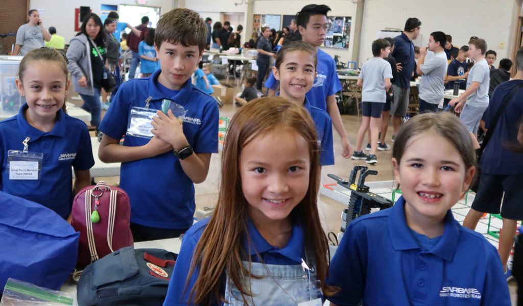 STARBASE Hawaii’s elementary and middle school teams are ready for the Big Island VEX IQ Tournament on February 1, 2020.