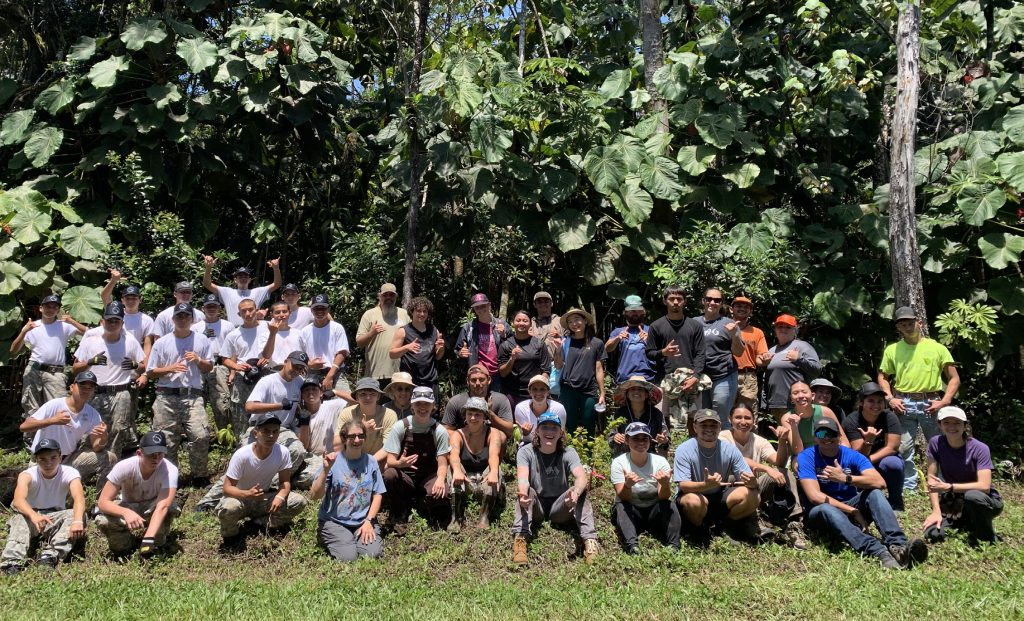 Hawaiʻi Army National Guard and Liko Nā Pilina Earth Day 2024