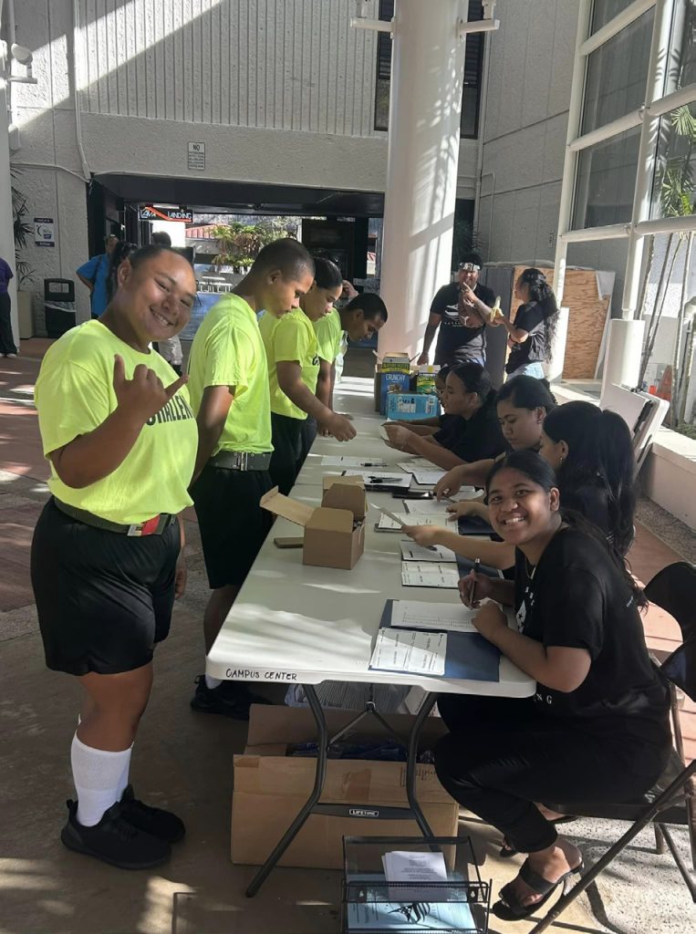 Our cadets, along with East Hawai’i high school students, were blessed to learn at PacYES (Pacific Youth Empowerment Success) convention that as Pacific Islanders, we are all united by one ocean and it’s up to each youth to recognize that they have the ability and support to navigate their own lives toward any dream of success!