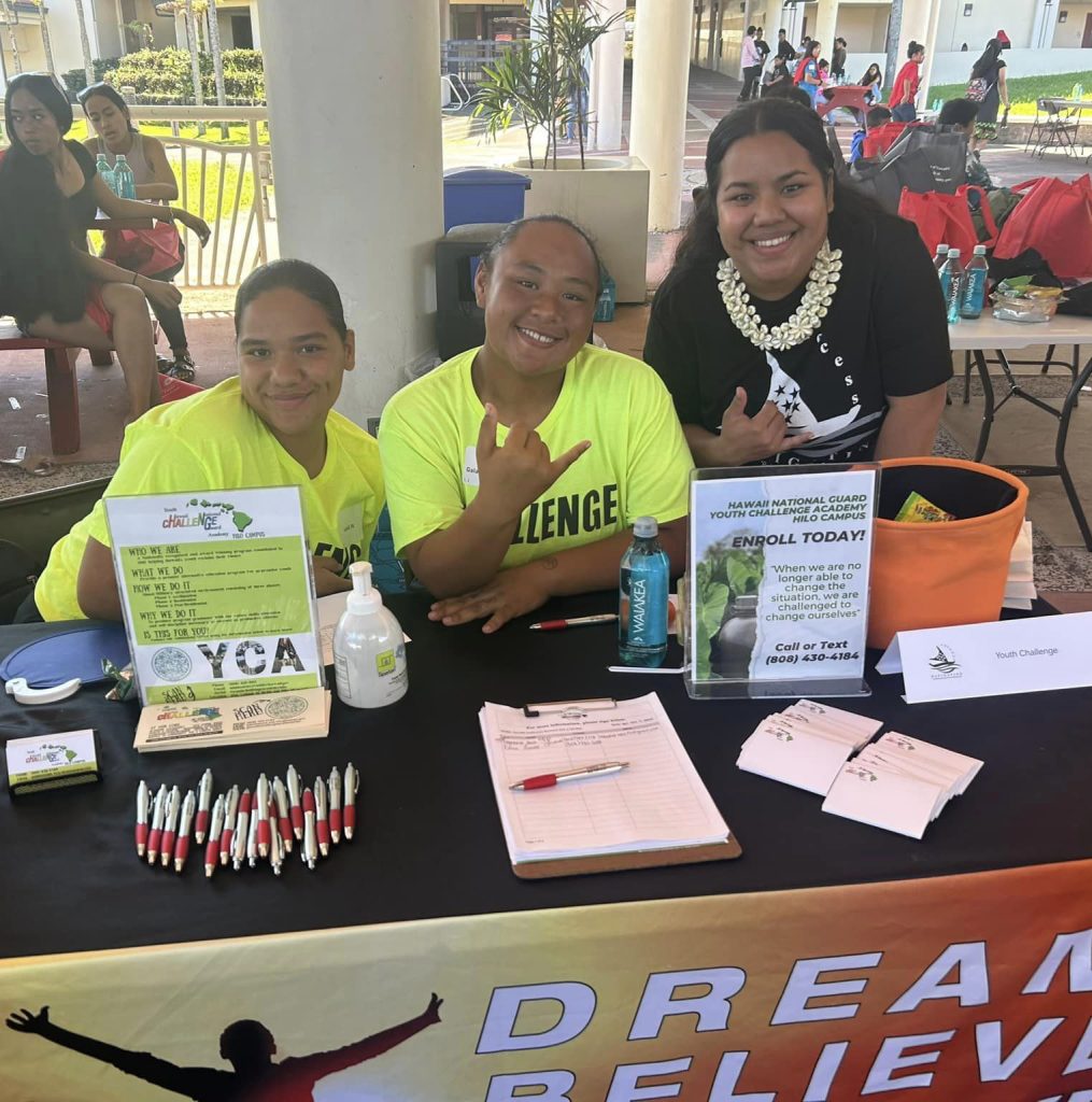 Our cadets, along with East Hawai’i high school students, were blessed to learn at PacYES (Pacific Youth Empowerment Success) convention that as Pacific Islanders, we are all united by one ocean and it’s up to each youth to recognize that they have the ability and support to navigate their own lives toward any dream of success!