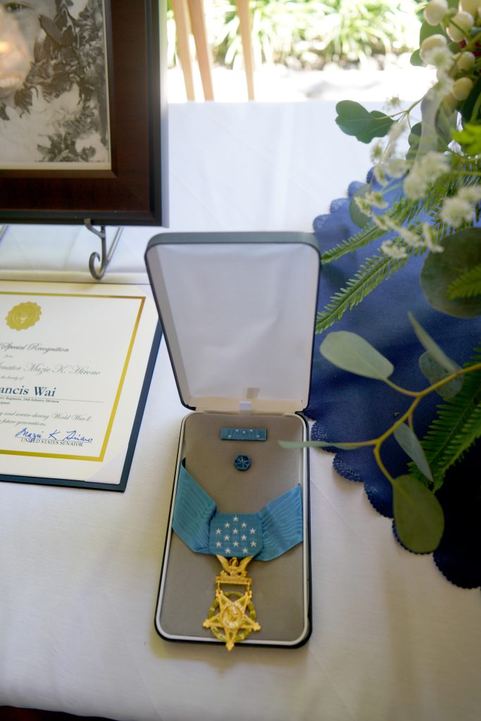 Medal of Honor re-presented to the family of Capt. Francis Brown Wai