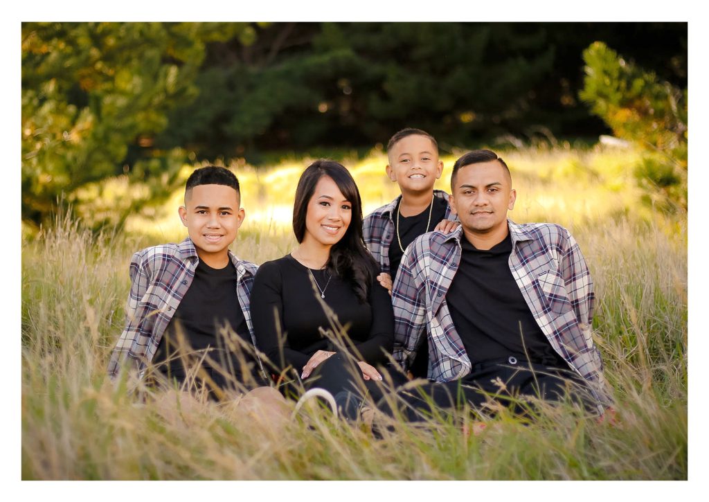 Spouse Taysha Fuller and Sgt. 1st Class Dustin Fuller with their two sons.(Courtesy photo)