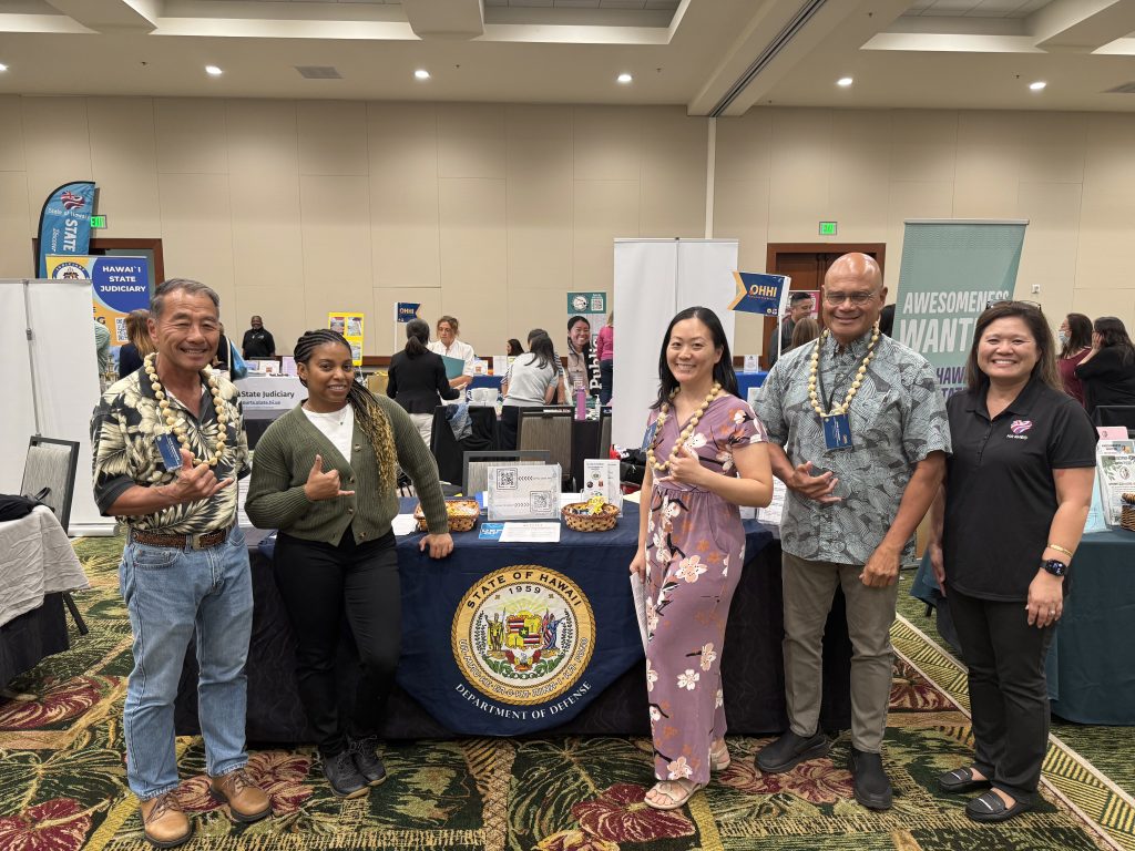 HIDOD Human 
Resources joins 
Operation Hire 
Hawai‘i event