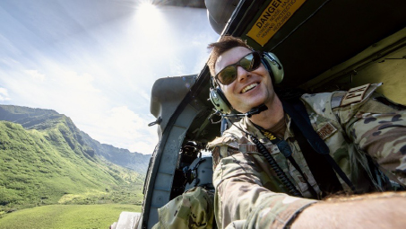Tech. Sgt. John Linzmeier from the 154th Wing earned second place for Feature Photo, first place for Video Documentation B-roll, and first place as Military Writer of the Year. (Courtesy photo)