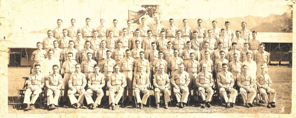 Company G, 298th Infantry Schofield Barracks, Hawaii, July 1941