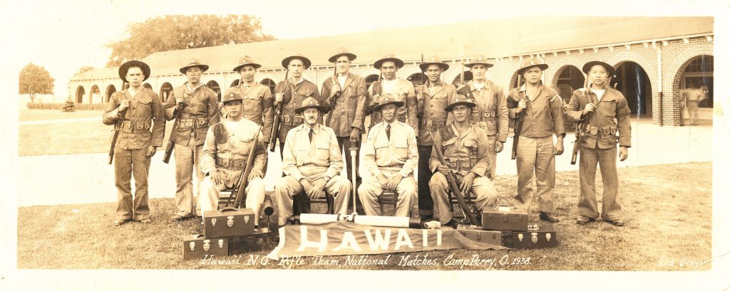Hawaii National Guard Rifle Team, National Matches, Camp Perry, Ohio 1938