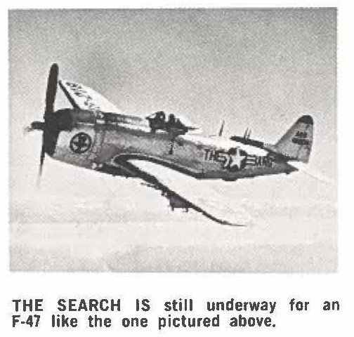 THE SEARCH IS still underway for an F-47 like the one pictured above.