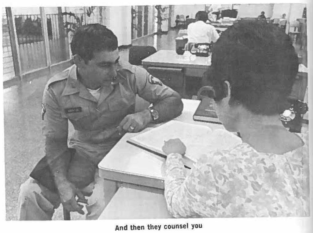 And then they counsel you