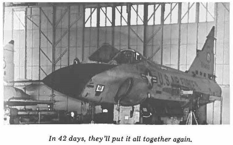 In 42 days, they'll put it all together again.