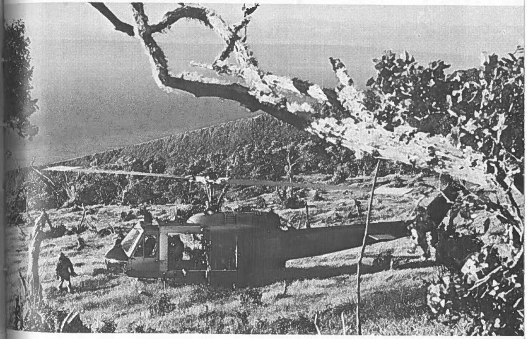 ON THE COVER: HARNG Huey helicopter used in "Operation Hui" on Molokai. See story on Molokai cattle hunt in this issue. All cattle hunt photos by Mr. William Thompson, deputy director, Department of Land and Natural Resources, State of Hawaii.