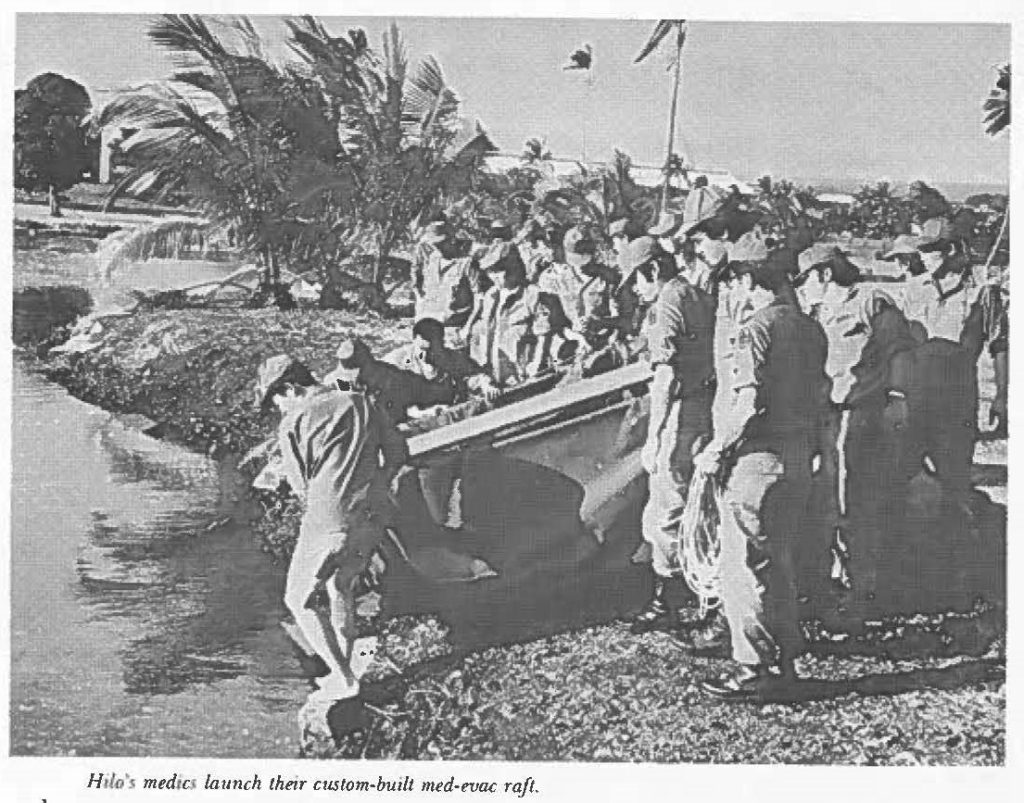 Hiloʻs medics launch their custom-built med-evac raft