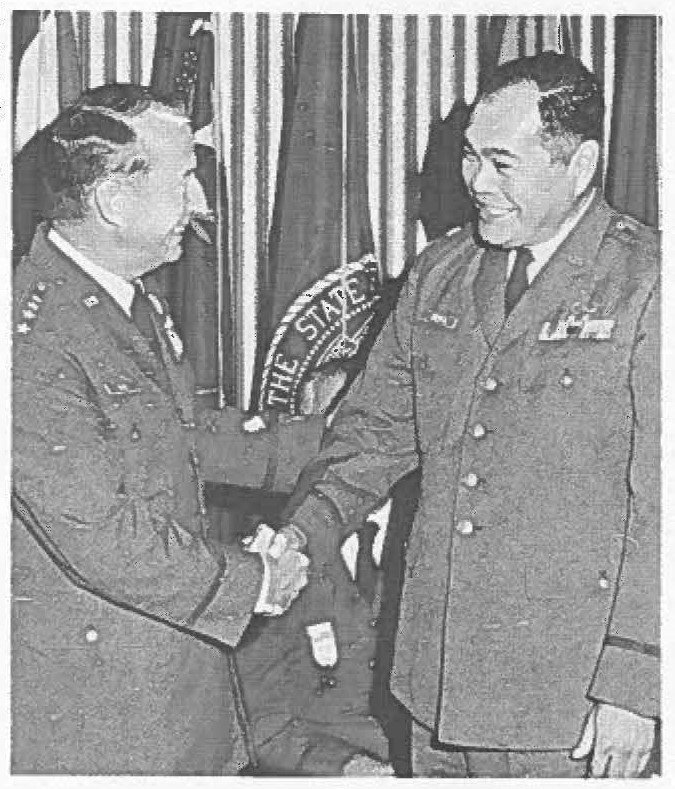 Goya gets A.F. medal