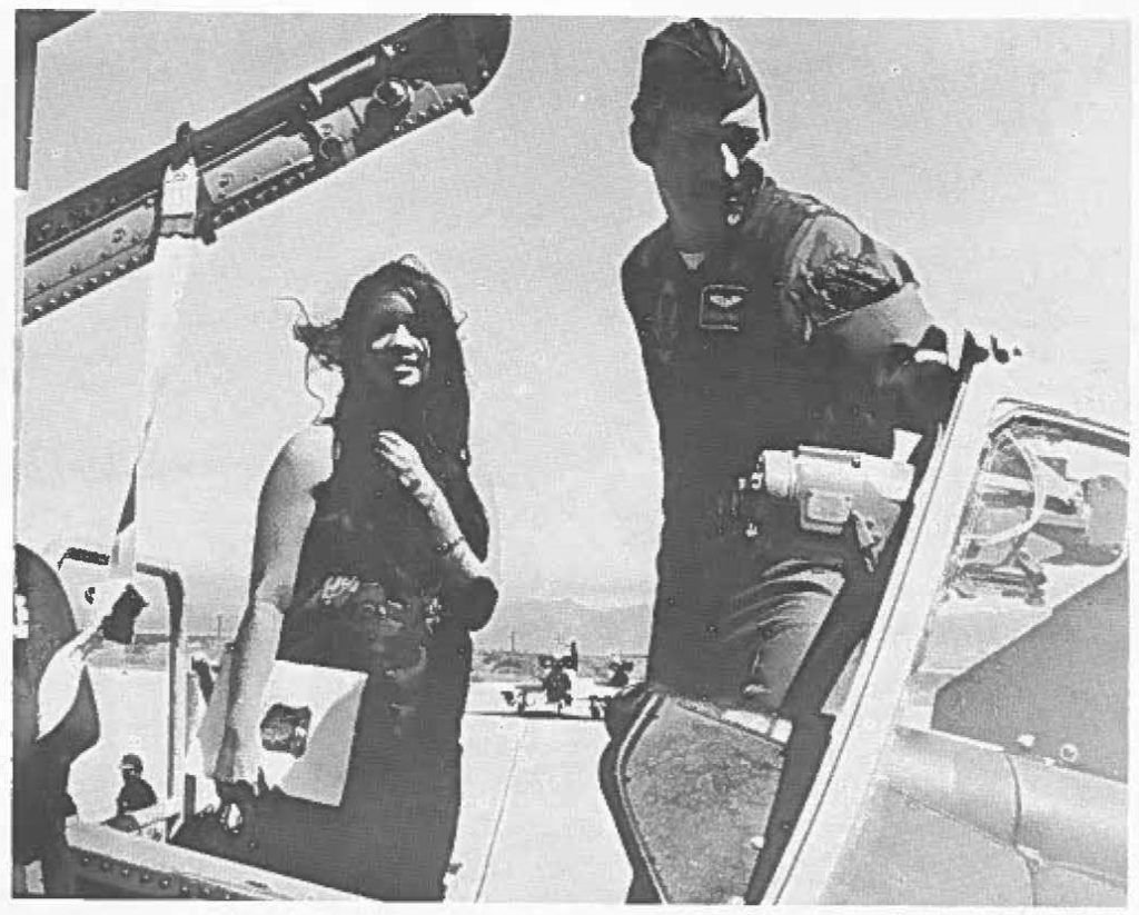 Seventy-eight high school students from schools all over the State visited the Department as part of a five-day tour of the State government. The Departmental tour included stops at Civil Defenses Birkhimer Tunnel, HANG's 154th Fighter Group and HARNG's Diamond Head maintenance shops.