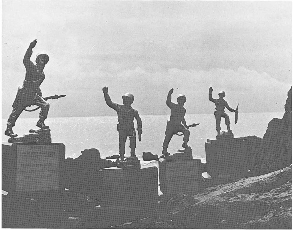 COVER PHOTO BY SP5 JIM GREEN The Hawaii Army National Guard's Officer Candidate School (OCS) was presented with the Follow Me Award recently for academic achievement during 1971. The award designates the Hawaii school as the top OCS among 62 similar academies throughout the Nation. The Hawaii academy has won the national award for four of the past six years since the award was established. This was also its third consecutive win.