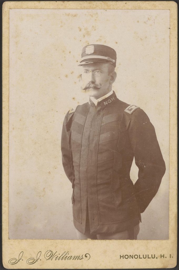 1896 MAR R. H. McLean, Colonel 1st Regiment N.G.H. [National Guard of Hawaii]; Honolulu