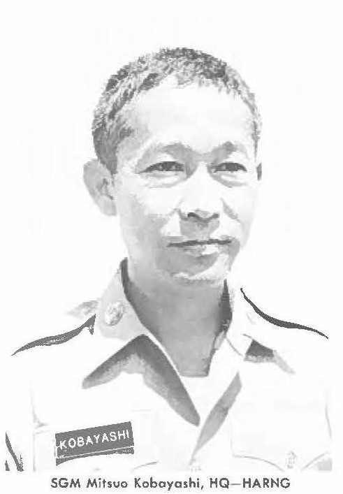 SGM Mitsuo Kobayashi, HQ- HARNG