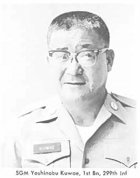 SGM Yoshinobu Kuwae, 1st Bn, 299th Inf