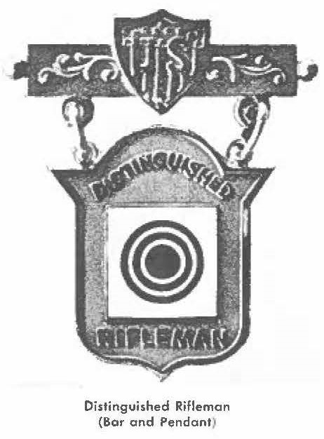 Distinguished Rifleman (Bar and Pendant)
