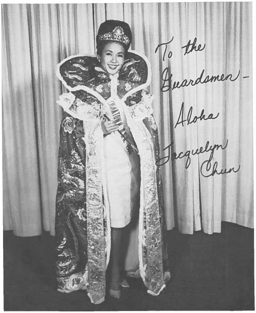 MISS JACQUELYN CHVN Miss China-town U.S.A