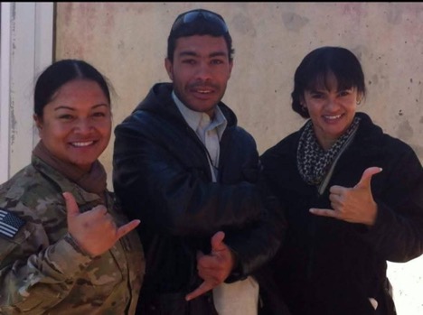 Staff Sgt. Celeste Lewi of the 1950th Contingency Contracting Team worked alongside her interpreter and local contractor in Kandahar, Afghanistan during Operation Enduring Freedom. Contracting bridges cultures and missions, ensuring Soldiers have the resources they need while strengthening trust and partnership on the ground.