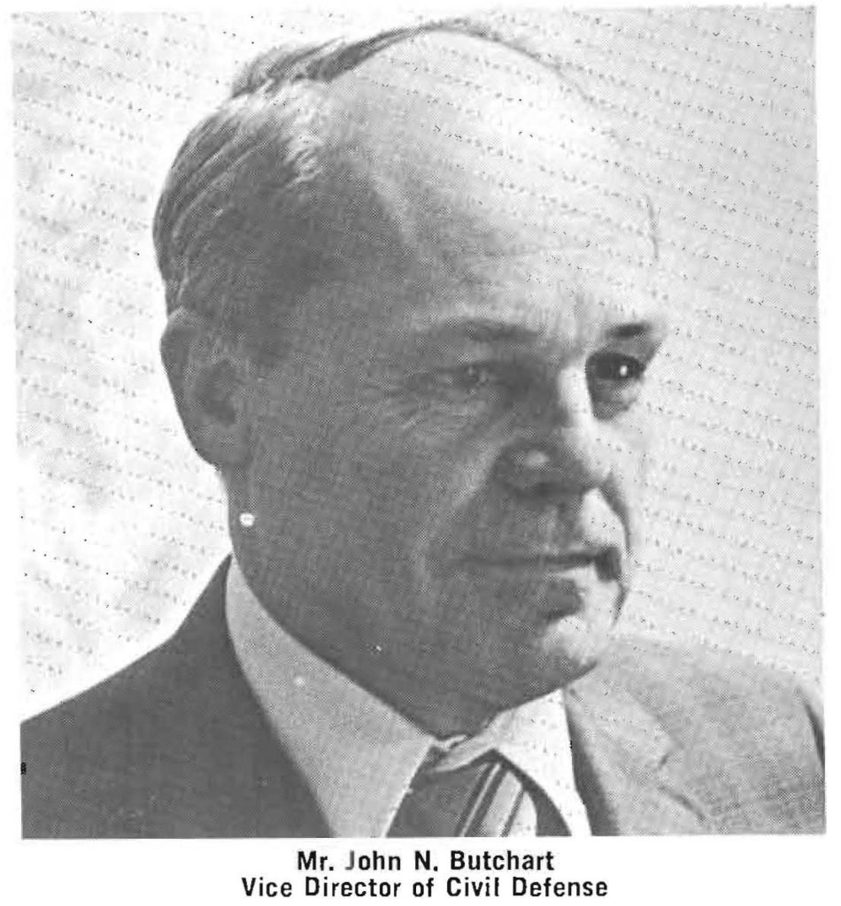 Mr. John N. Butchart Vice Director of Civil Defense