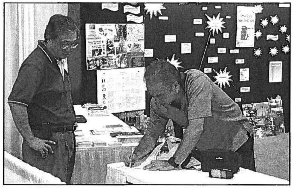 DISASTER PREPAREDNESS - State Civil Defense terrorism exhibit at the disaster expo Feb. 23-24, 2002, Hawaii Convention Center. 18 State Civil Defense photos