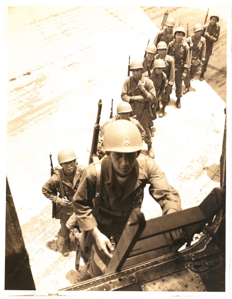 Air Force Photo Released by Pacific Air Command Hickam Field, Oahu, T. H.