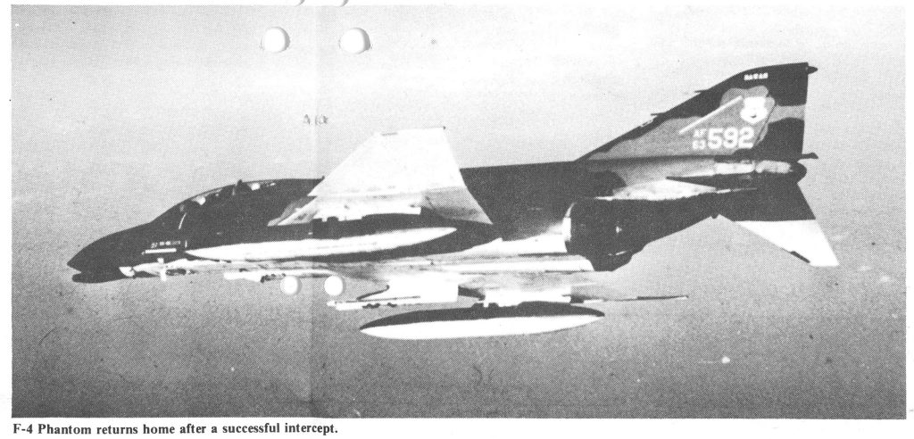 F-4 Phantom returns home after a successful intercept