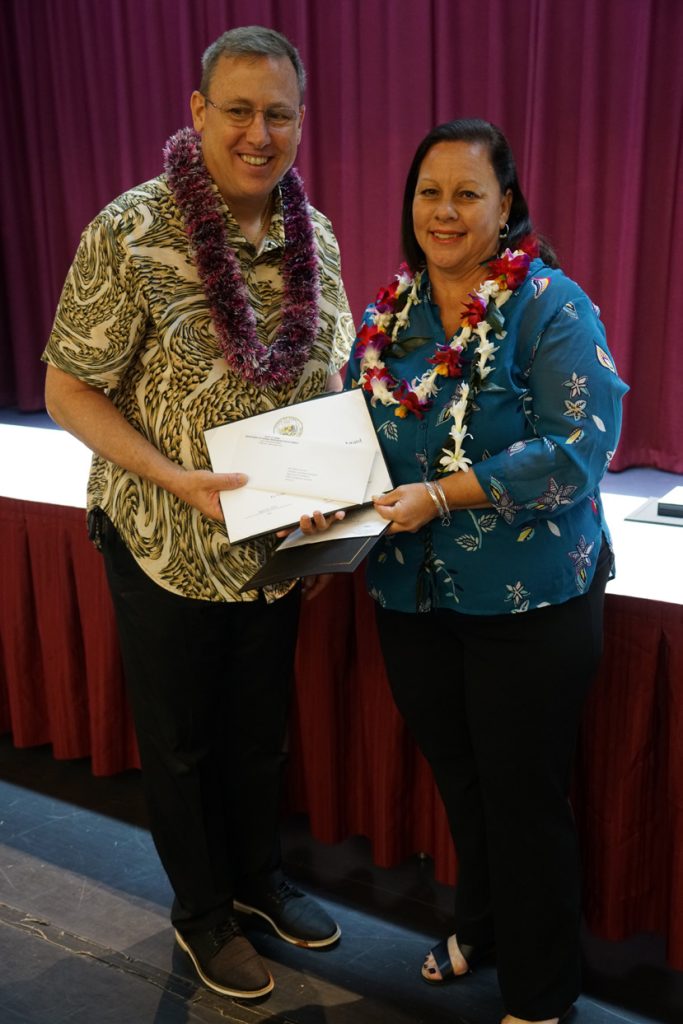 Employee of the Year 1- DeAnn Ferreira, Cemetery Operations Assistant, Hawaii State Veterans Cemetery;