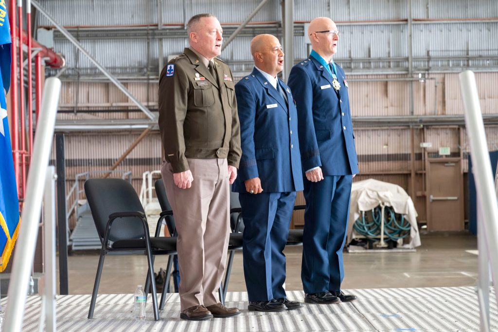 On Jan. 11, 2026, Maj. Gen. Joseph Harris II relinquished command of the Hawai‘i Air National Guard to Brig. Gen. Phillip L. Mallory. The ceremony was held at Joint Base Pearl Harbor-Hickam with Airmen, family, friends and past and present military leaders and dignitaries present. Brig. Gen. Mallory now leads more than 2,500 Hawaii Air National Guard Airmen delivering F-22, KC-135, and C-17 capabilities, along with critical command and control, intelligence, and airspace operations across the Indo-Pacific and around the globe — ensuring readiness to protect life, limb, and property in support of the Governor of the State of Hawaiʻi. Mahalo Maj. Gen. Harris for nearly six years of exceptional leadership and aloha to Brig. Gen. Mallory.