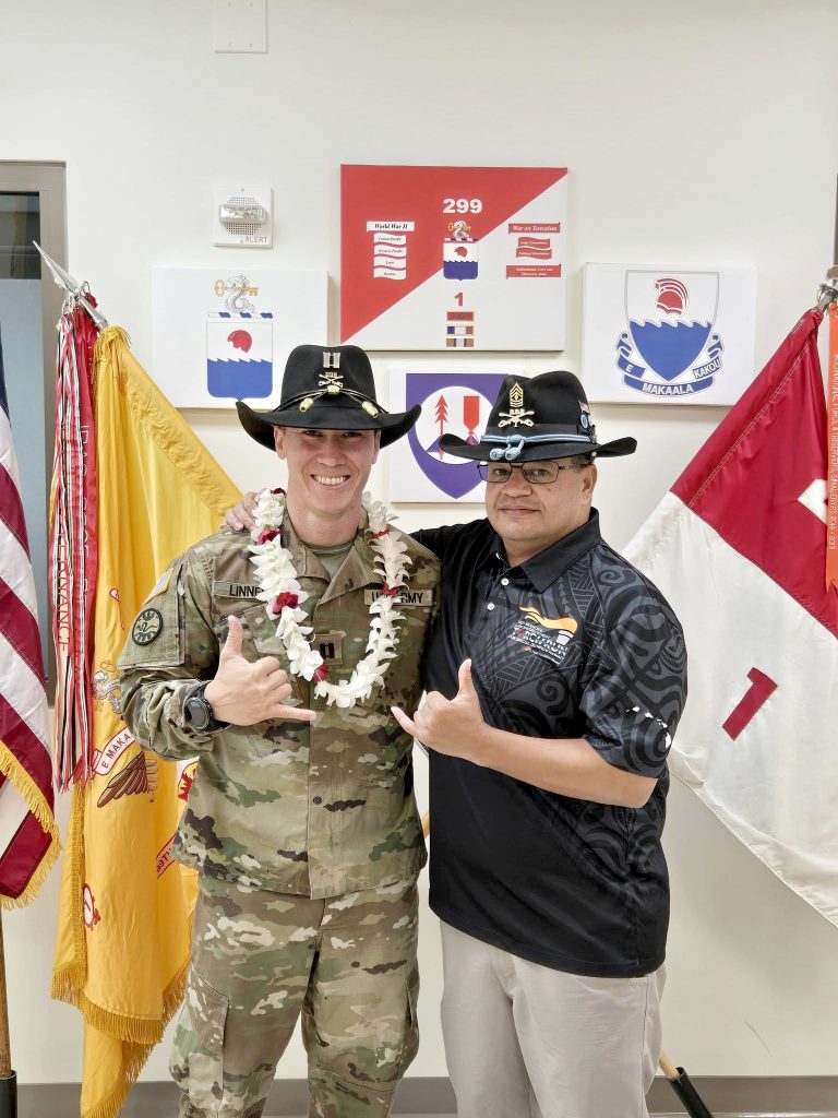 Linnell promoted and takes command of Troop C, 1-299th CAV