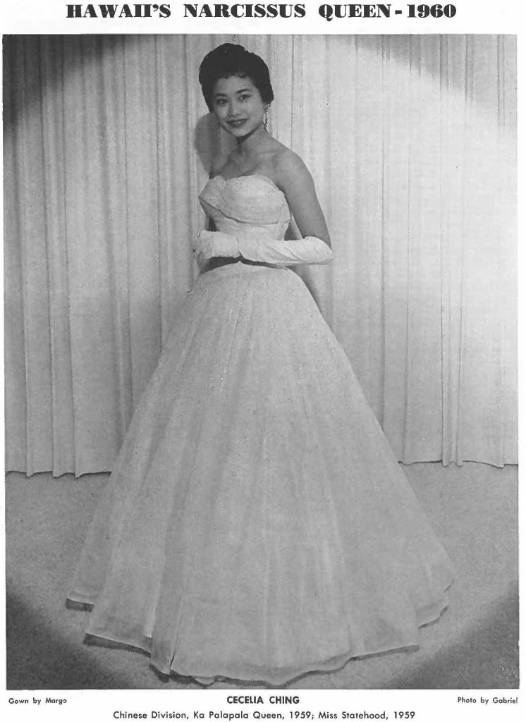 HAWAII's NARCISSUS QUEEN• 1960