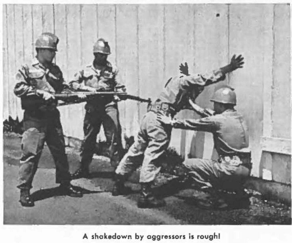 A shakedown by aggressors is rough!