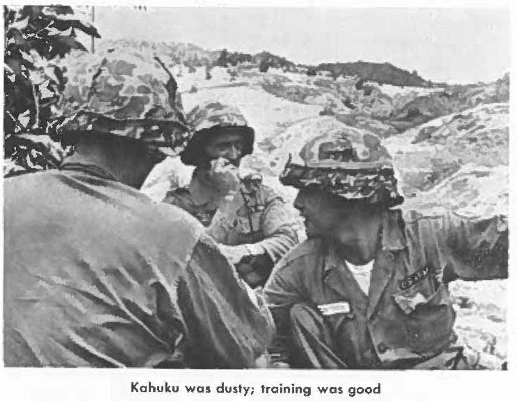 Kahuku was dusty; training was good